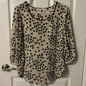 3/4 Sleeve print blouse